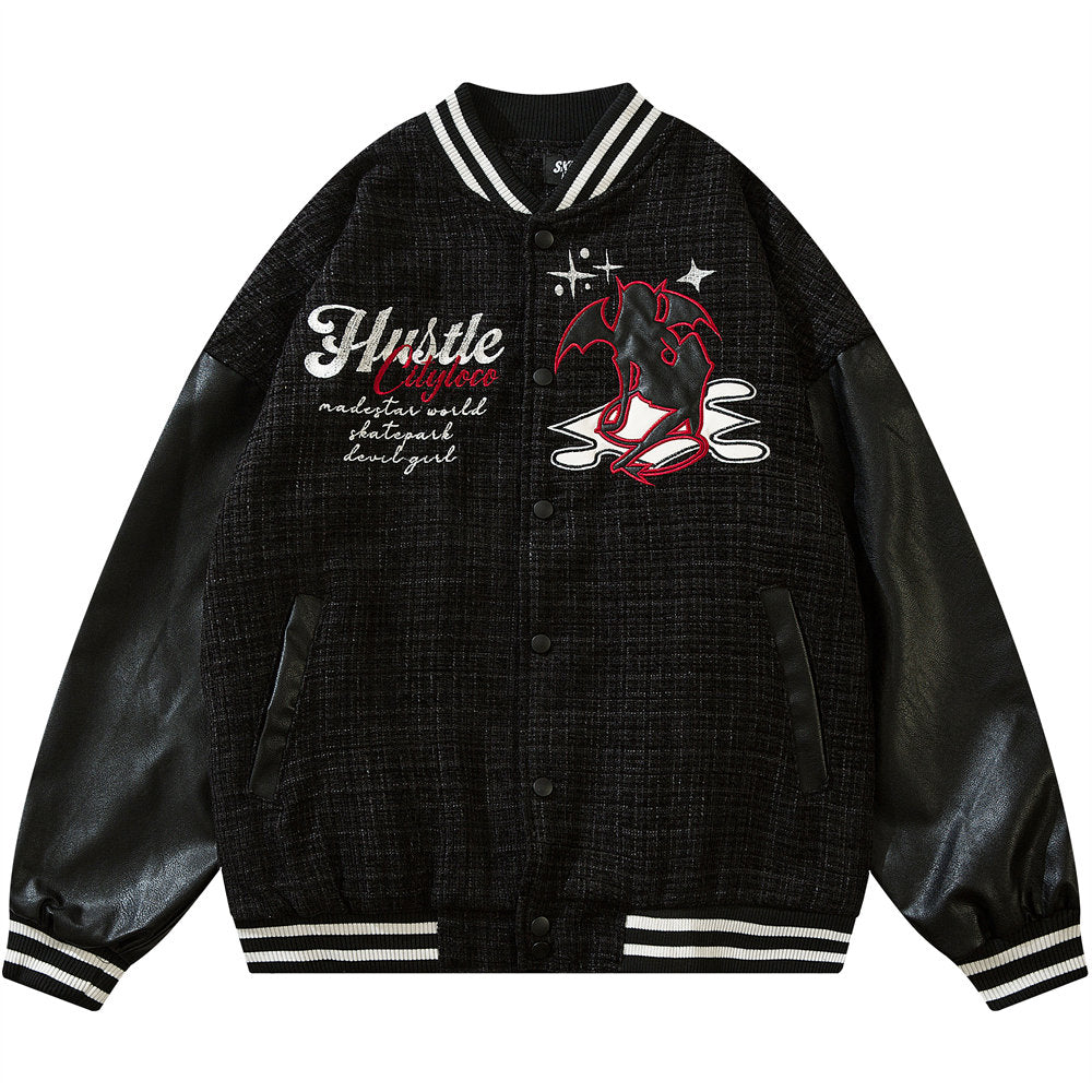 DEMON HUSTLE VARSITY Jacke