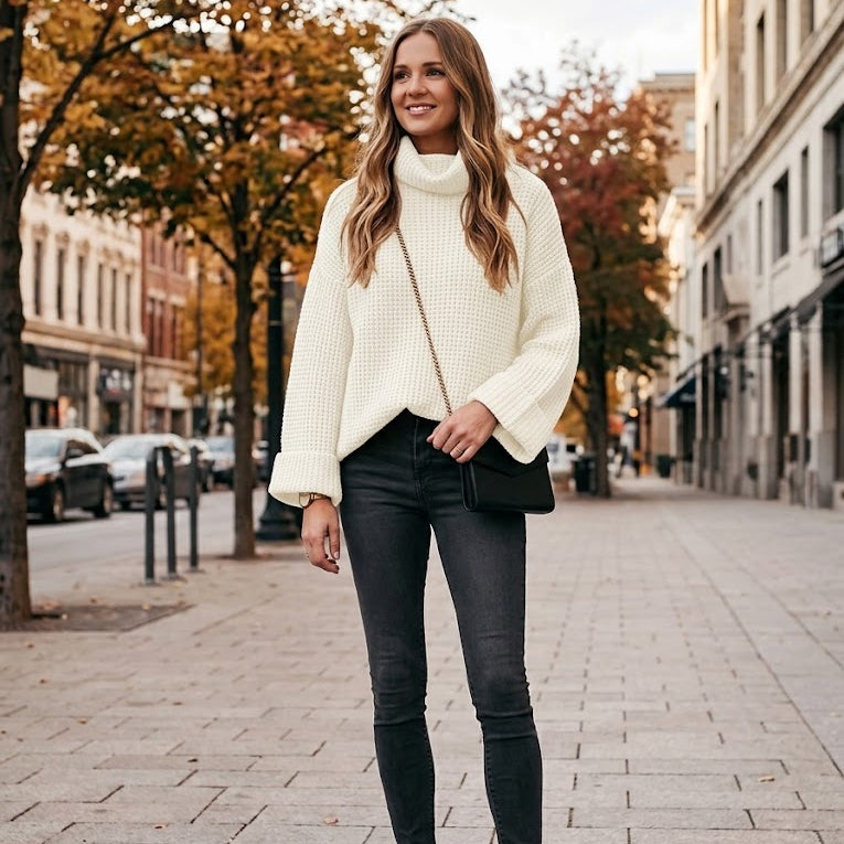 Urban Haven Chunky Knit Pullover