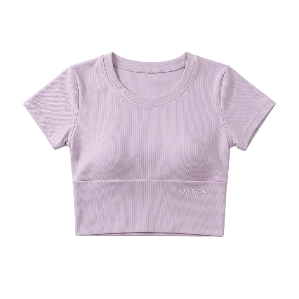 Seamless Ribbed Performance Crop Top