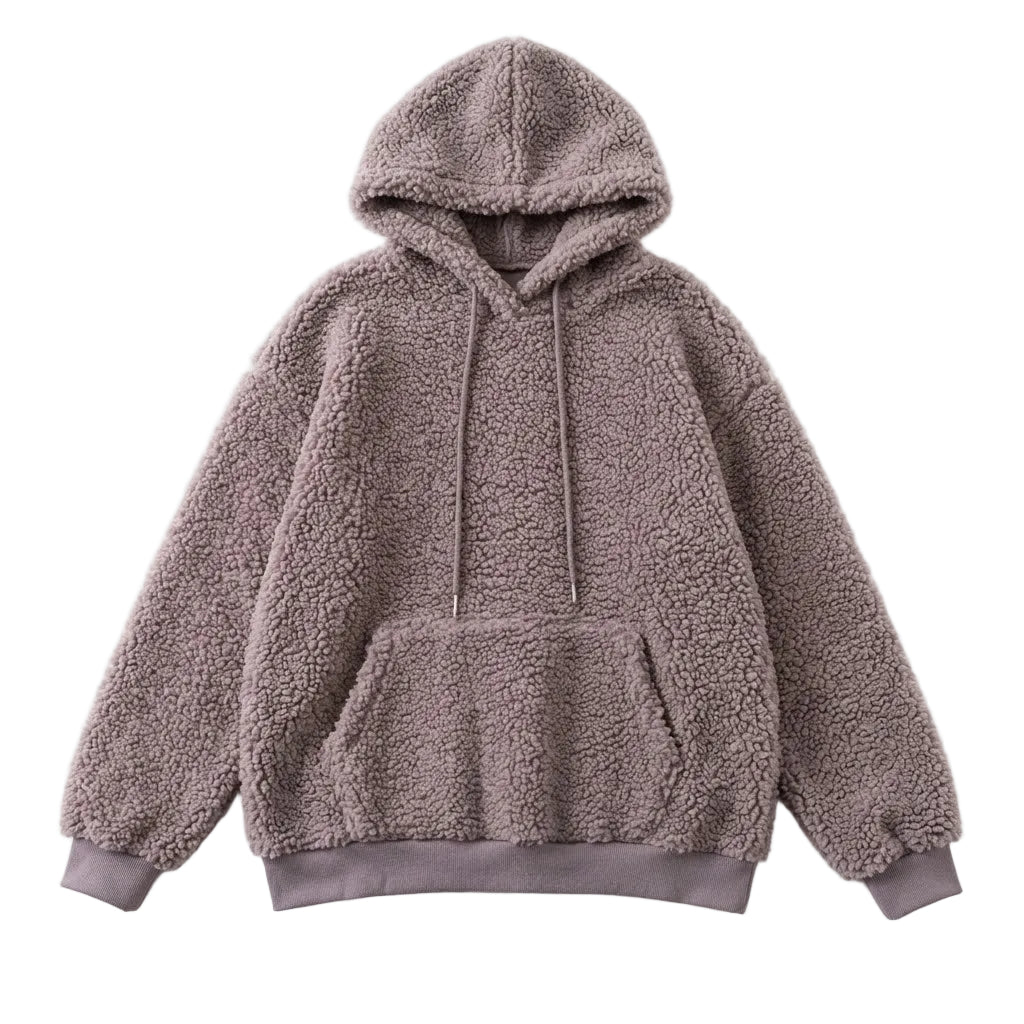 Cozy Teddy Plush Hoodie