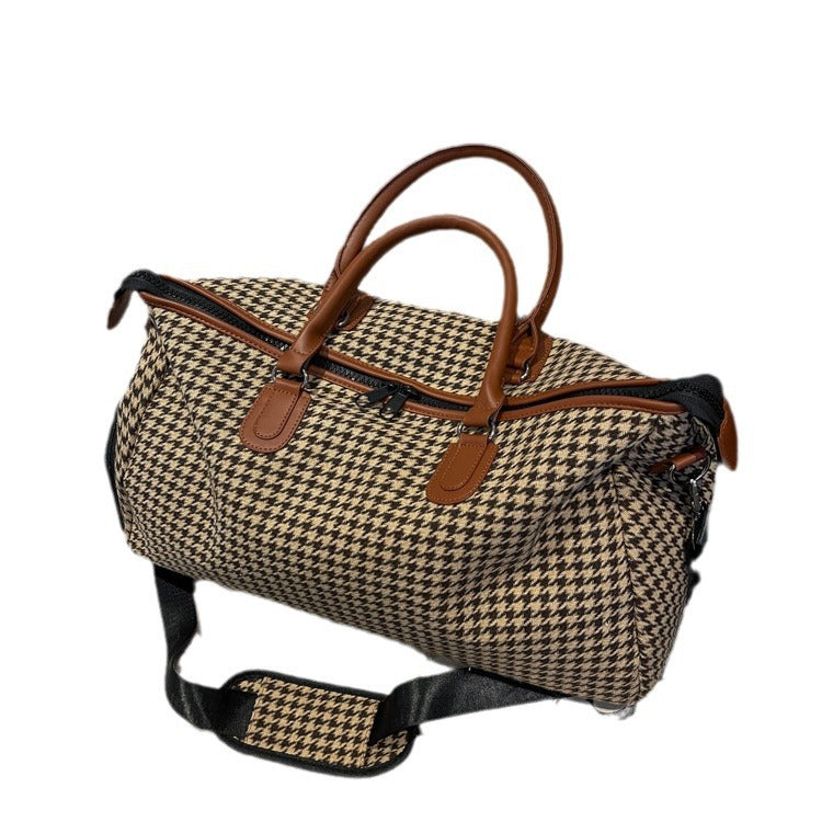 OVERSIZED PLAID BAG