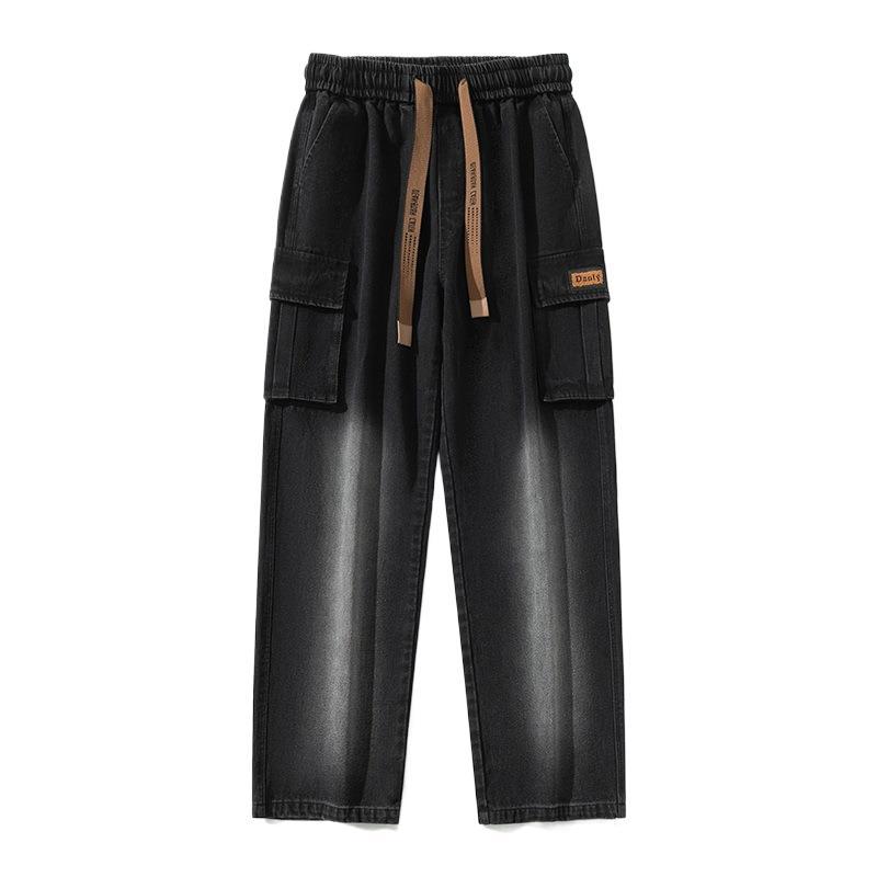 Denim Loose Cargo Jeans