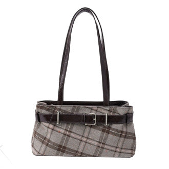 CYLINDER TWEED BAG