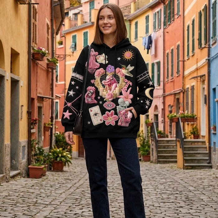 'Mystic Romance' Graphic Hoodie