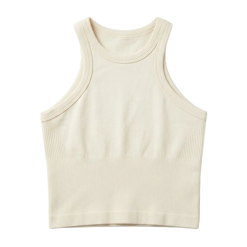 Seamless High-Neck Tank Top