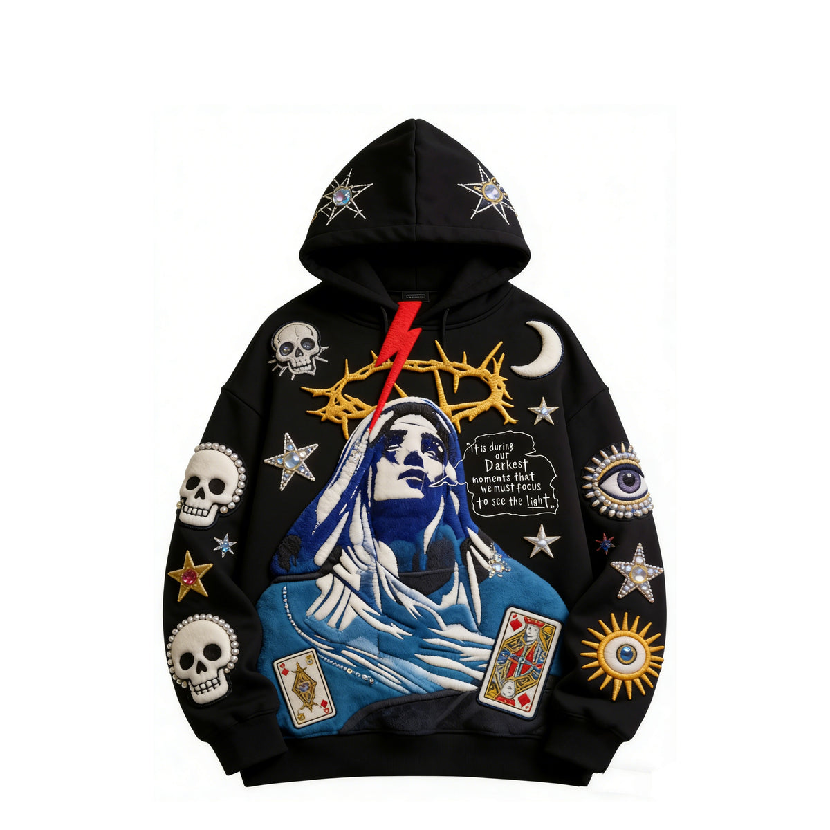 'Dark Light' Sacred Art Hoodie