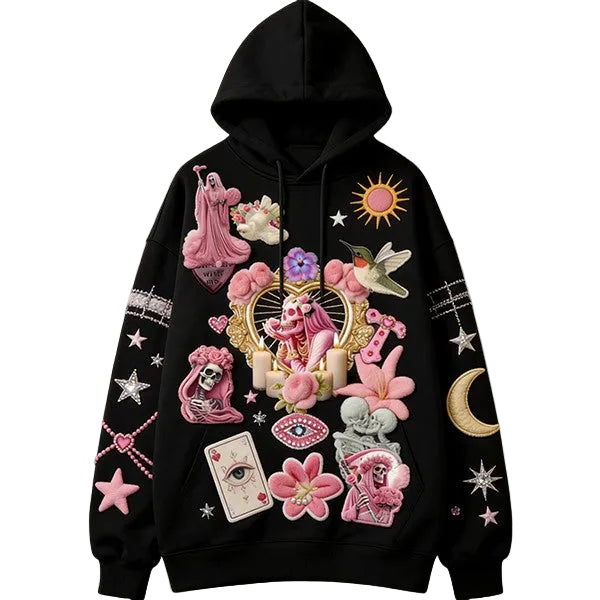'Mystic Romance' Graphic Hoodie