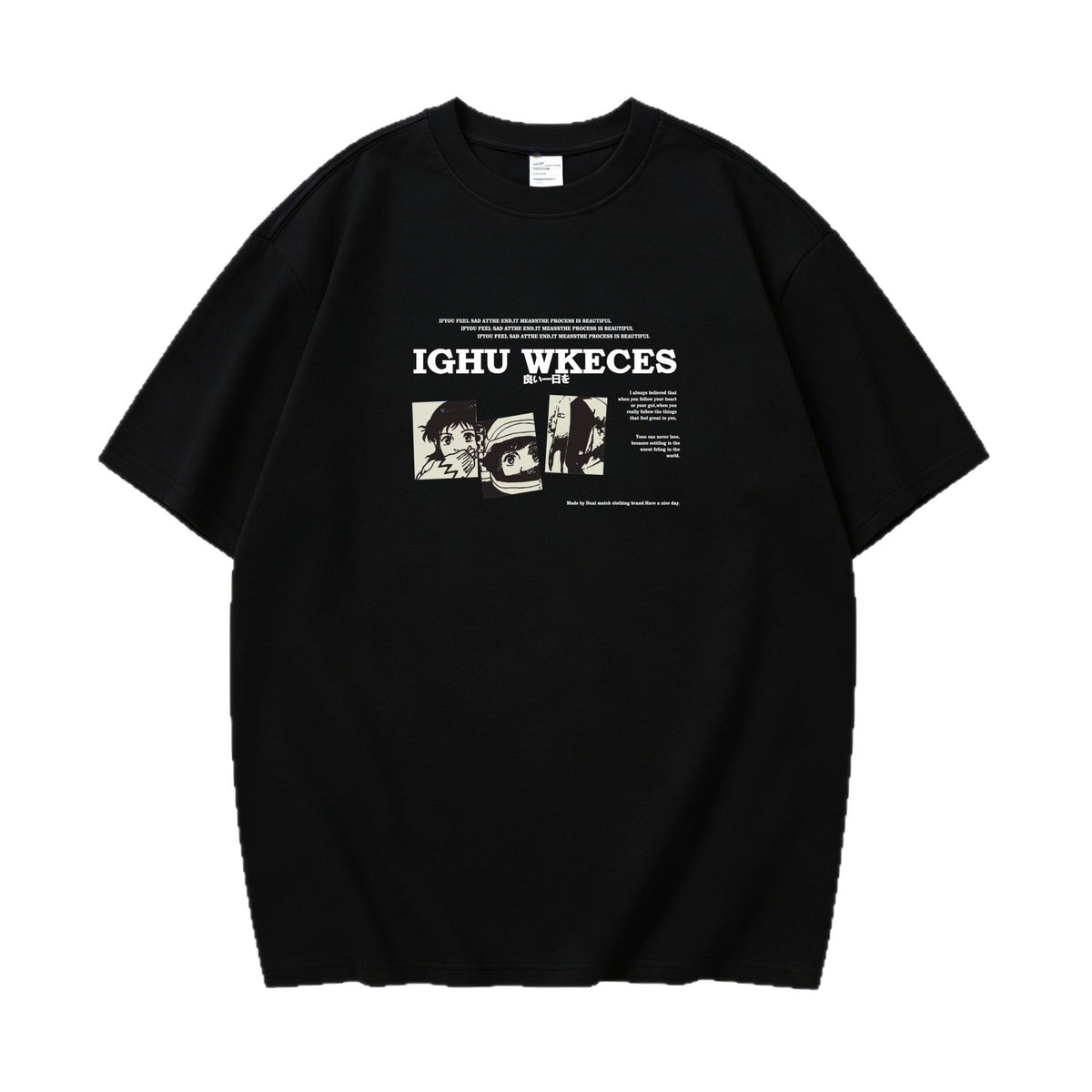 Anime Graphic Streetwear T-Shirt