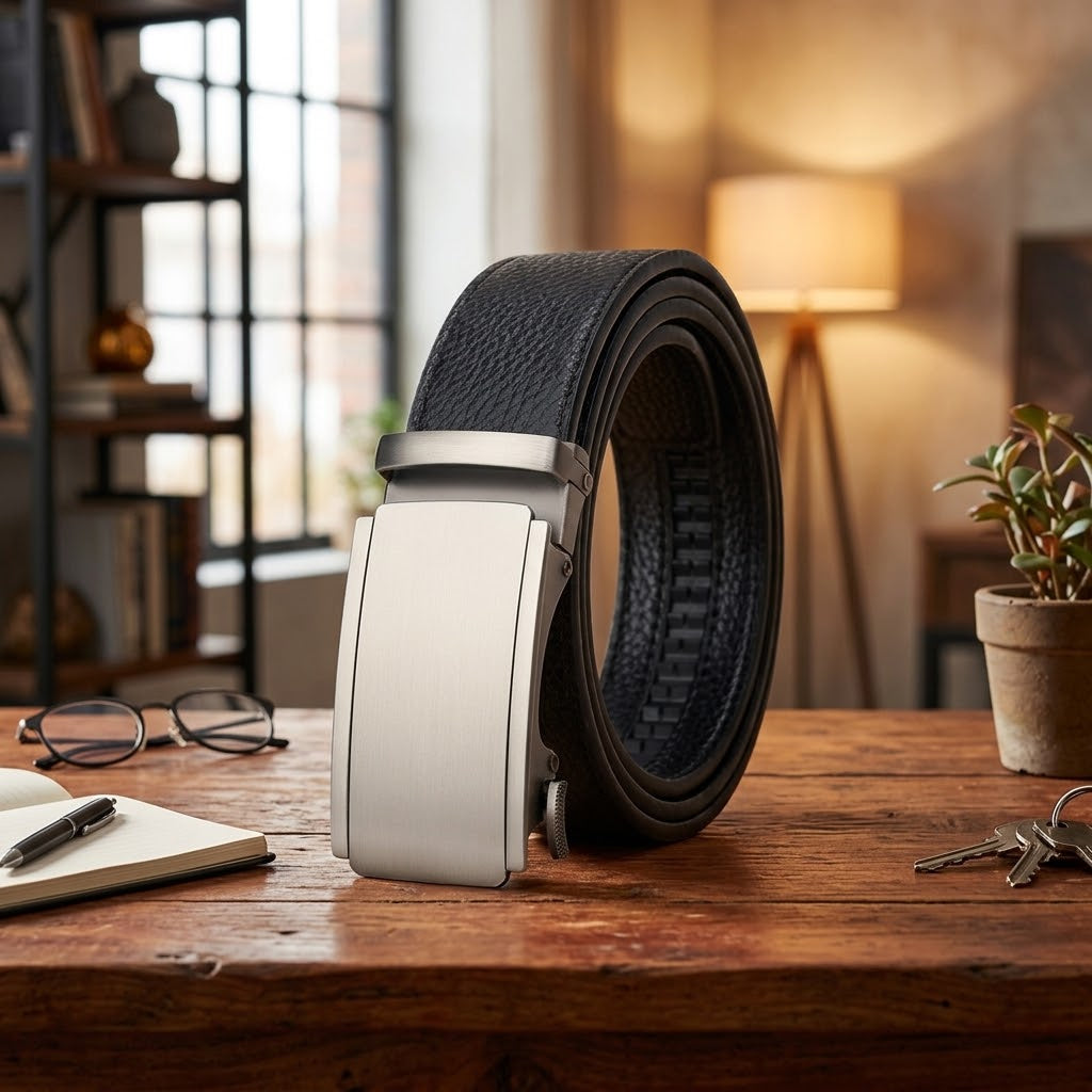 SILENT LUXURY – Full-Grain Automatic Belt