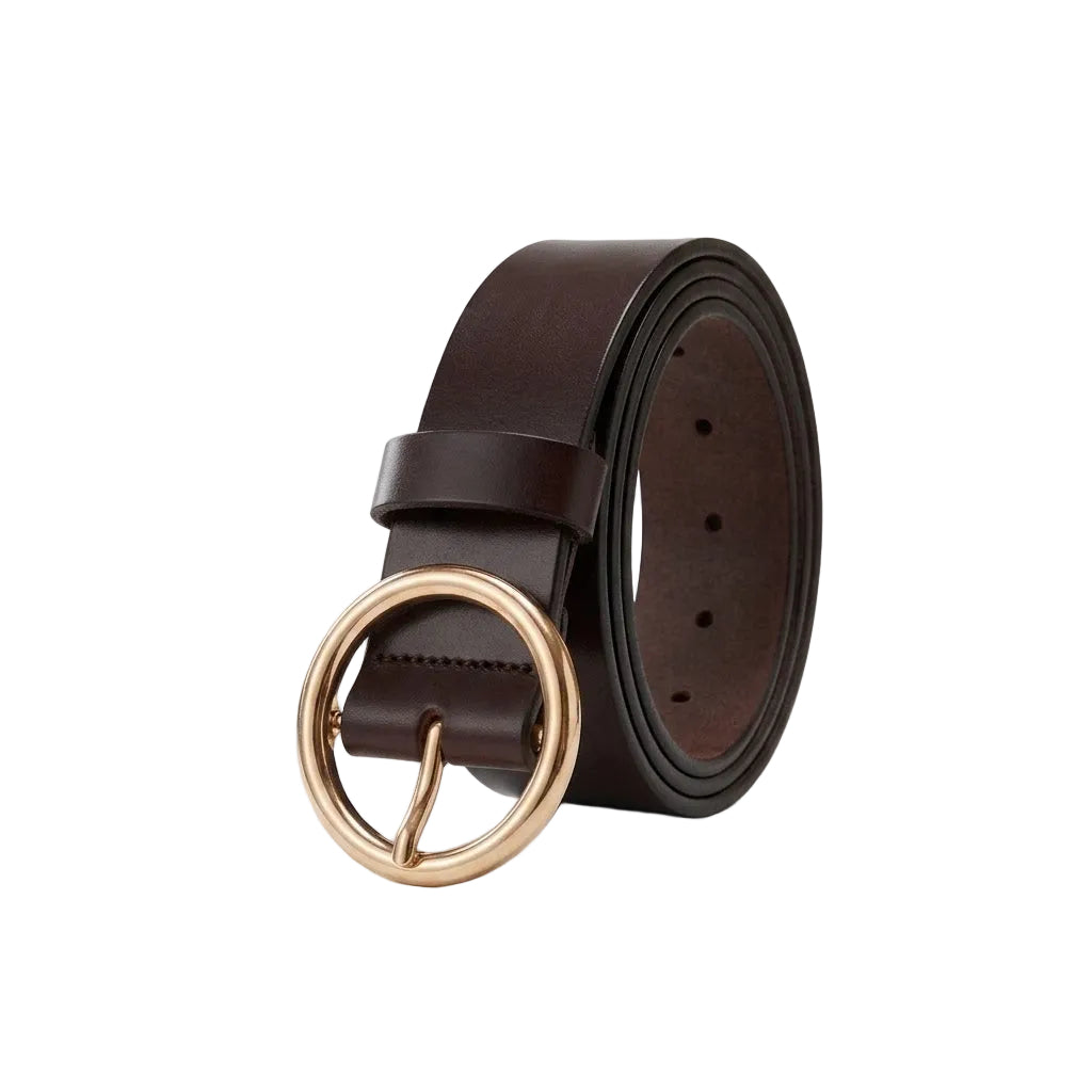 AURA CIRCLE – Minimalist Classic Leather Belt
