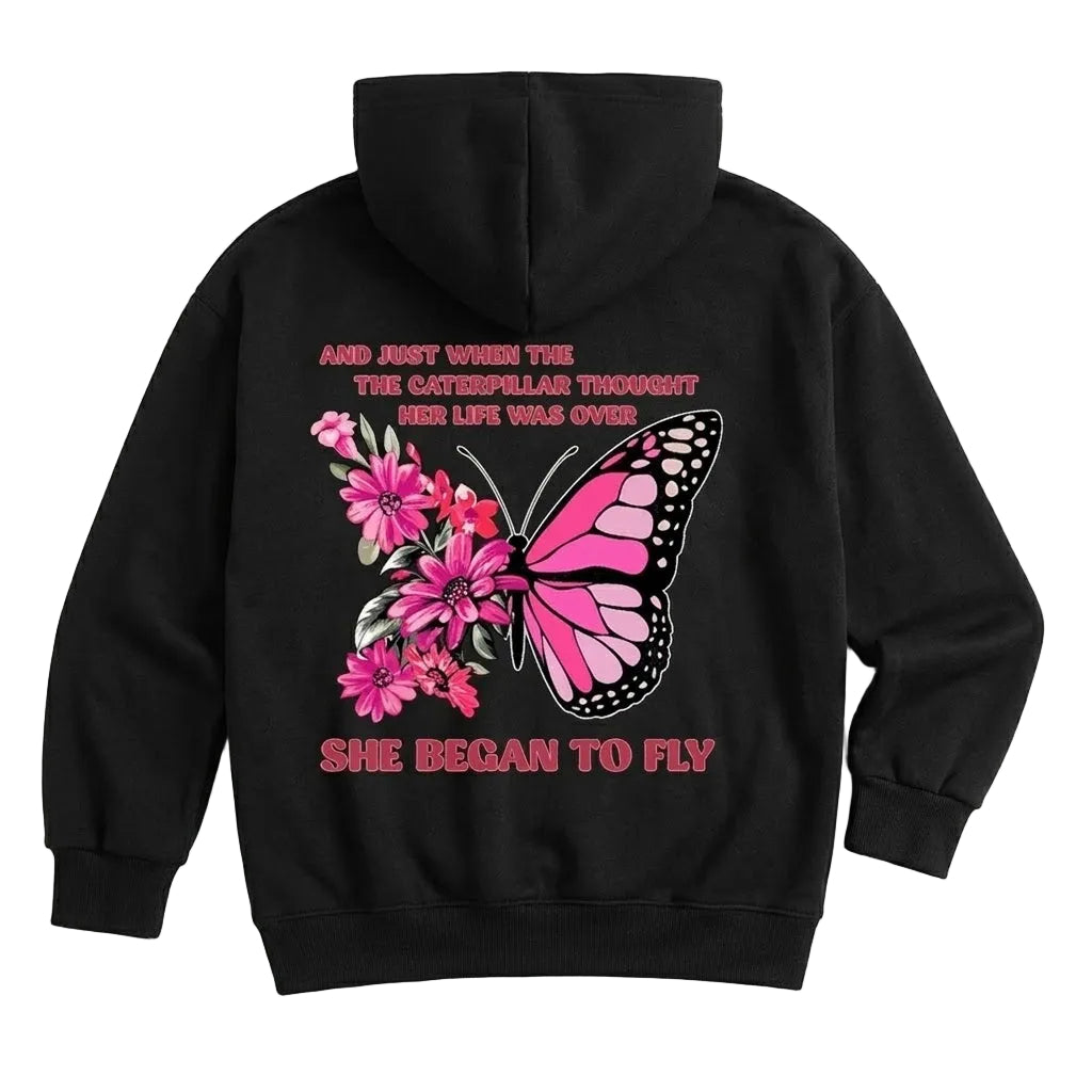 Butterfly Wings Statement Hoodie