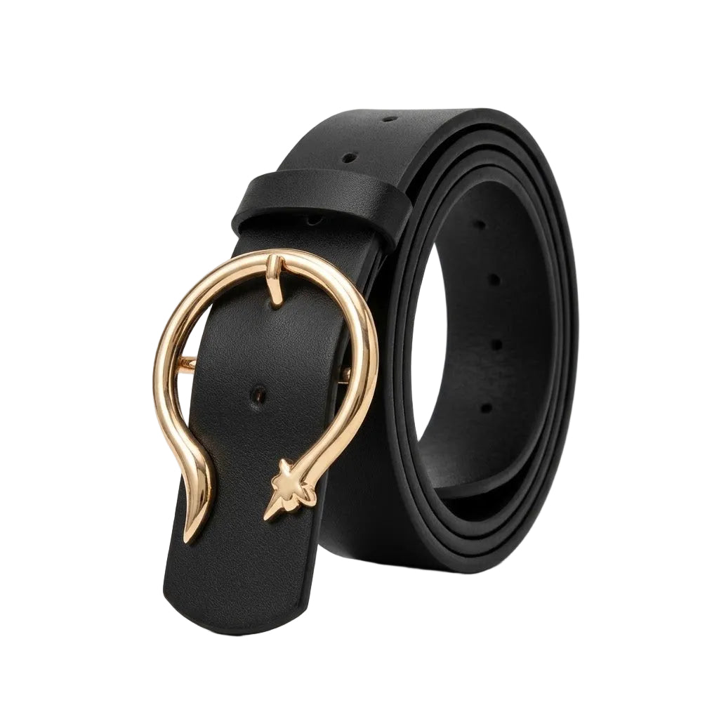CELESTIAL ARCH – Elegant Crescent Buckle Belt