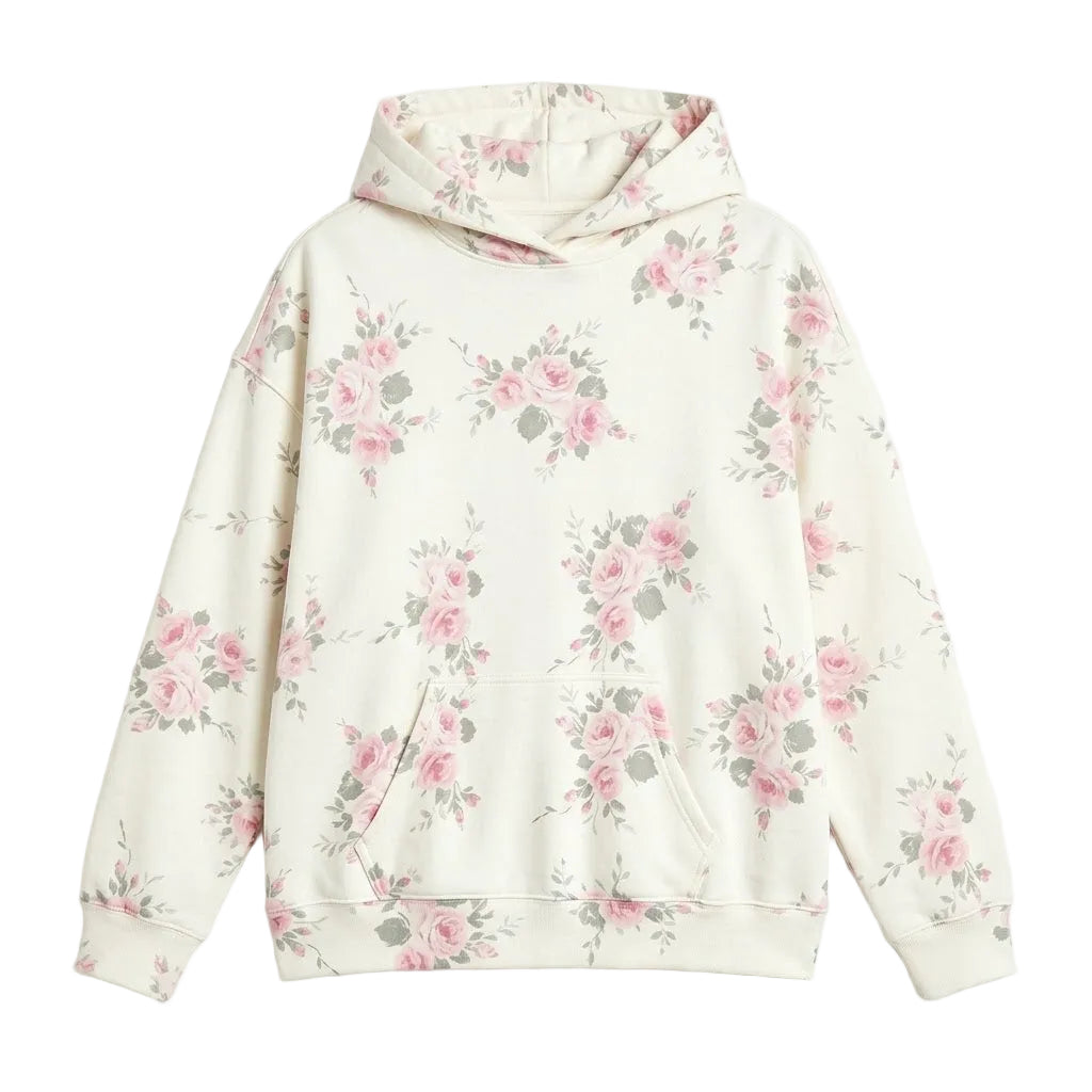 Vintage Floral Hoodie
