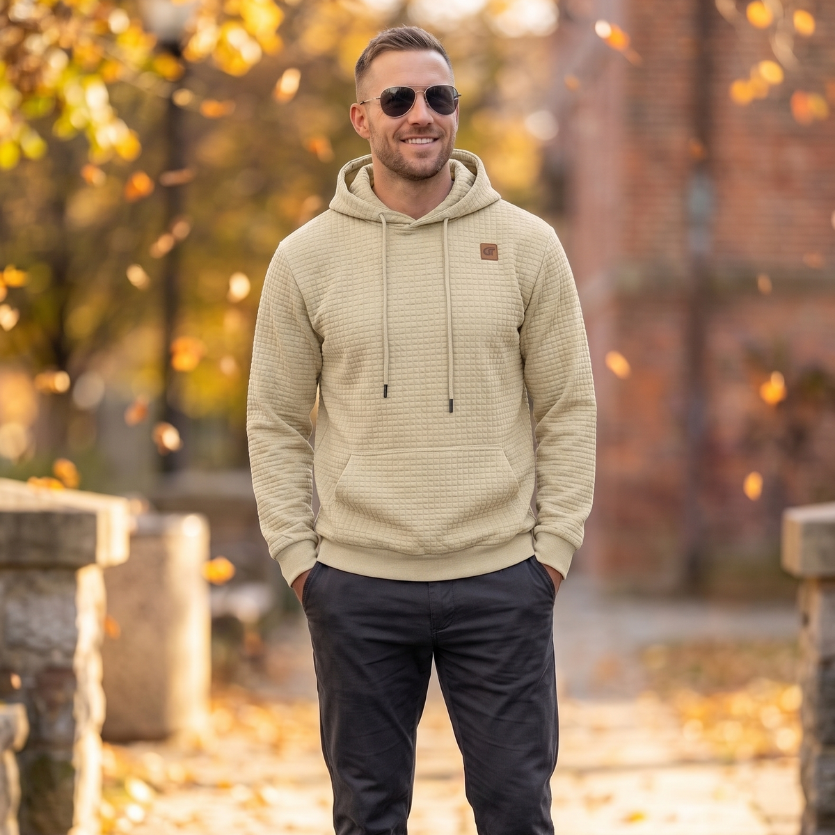 Grid Casual Sweatshirt
