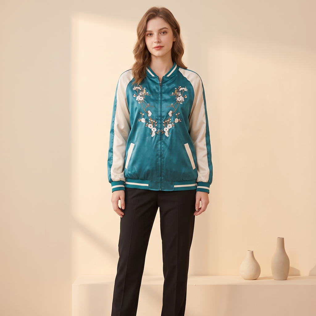 REVERSIBLE PHOENIX SATIN Jacke