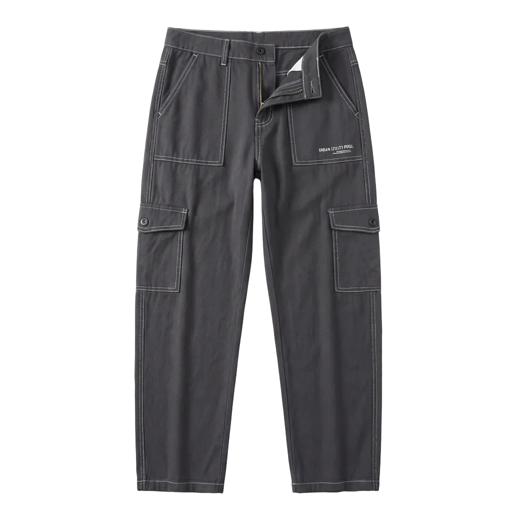 Contrast Stitch Utility Cargo