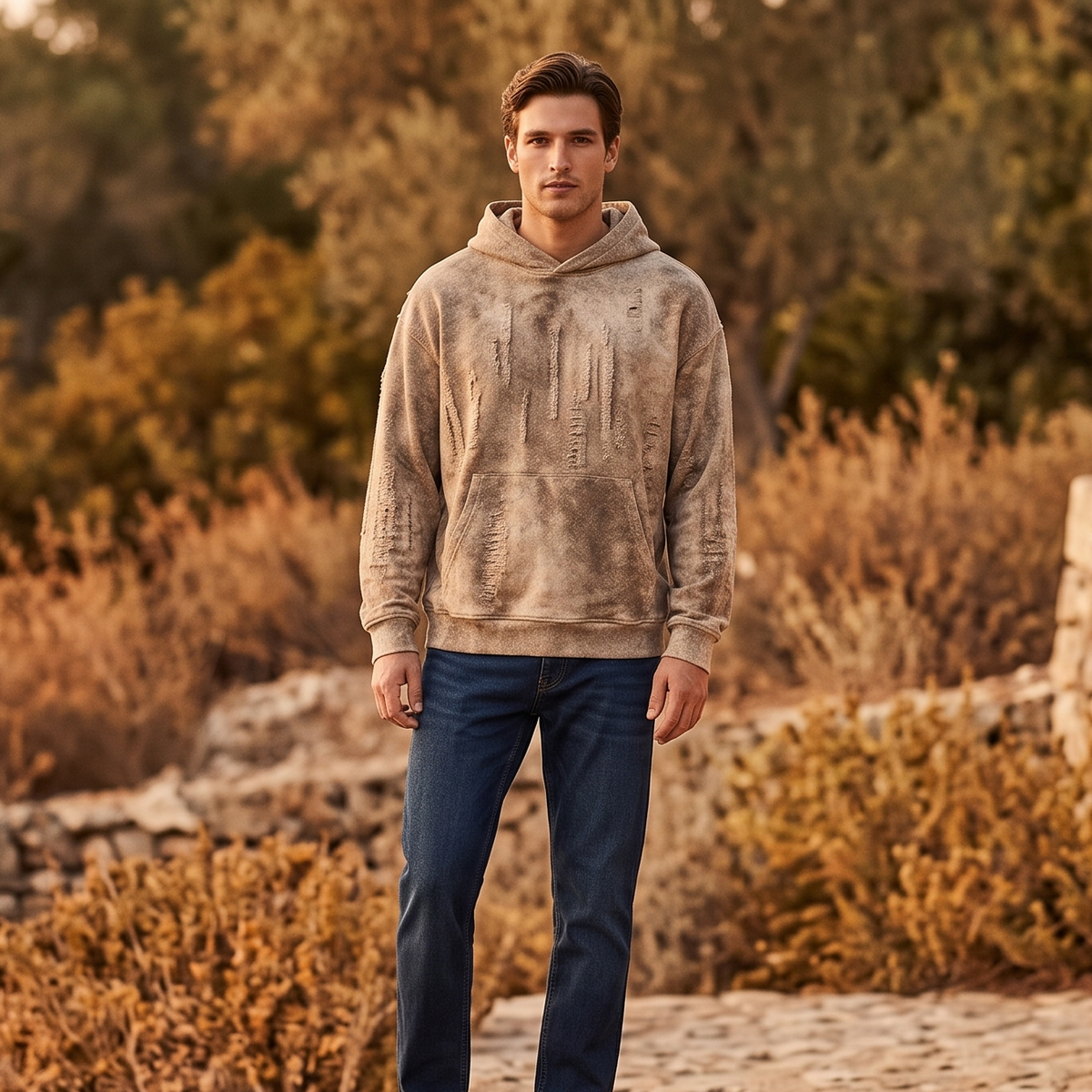 Urban Vintage Distress Hoodie