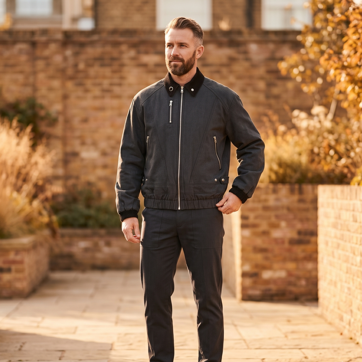 Dark Aviator Jacke