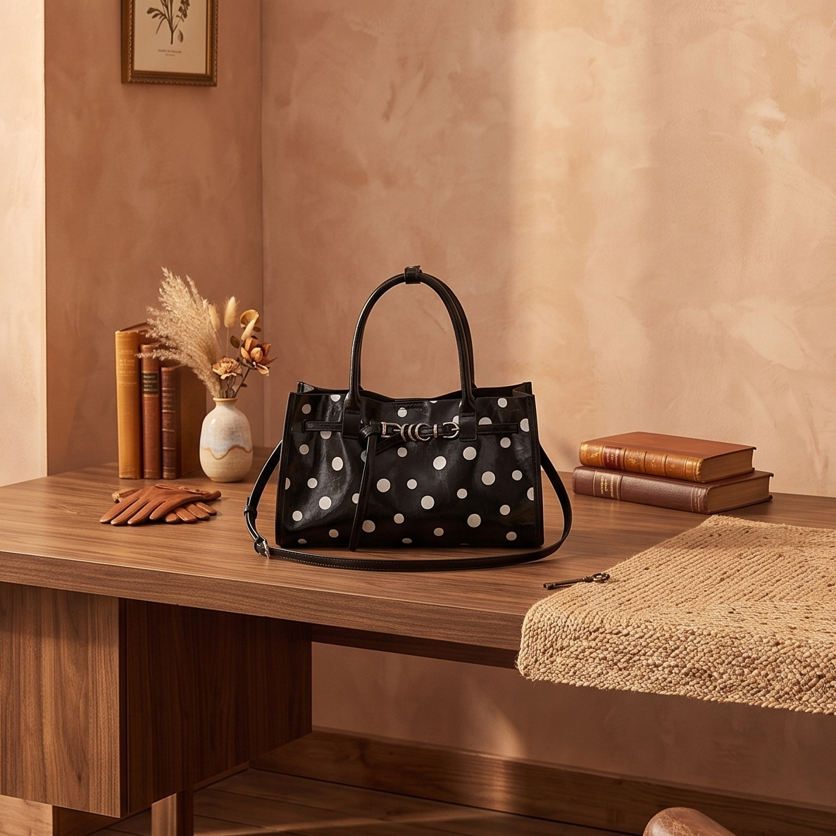 BUCKLE SQUARE BAG