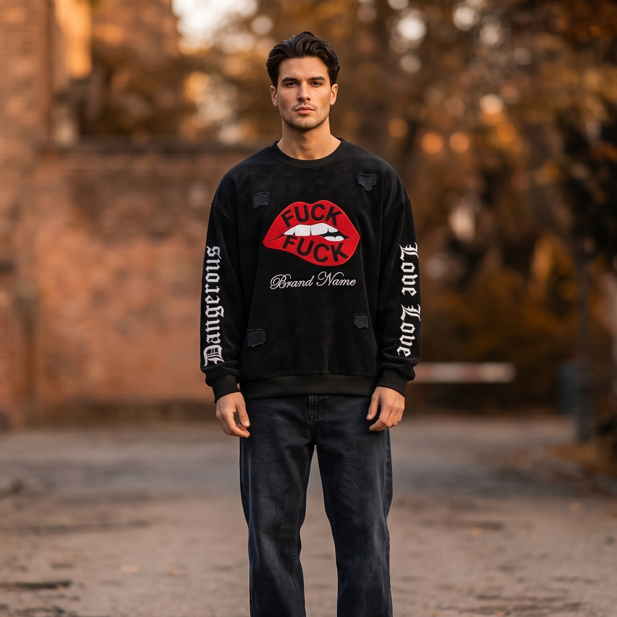 Rebel Edge Velvet Hoodie