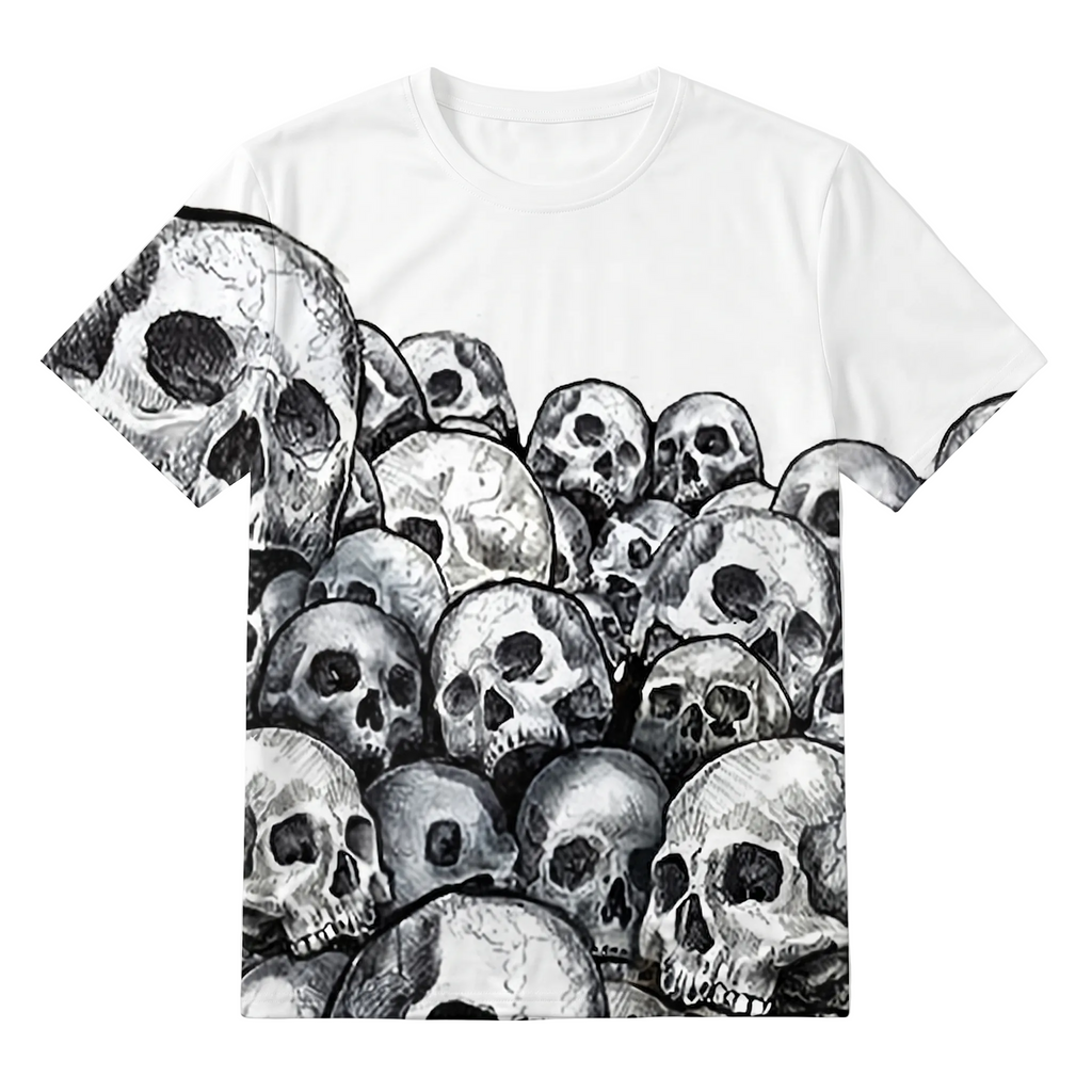 Crowded Skulls All-Over T-Shirt