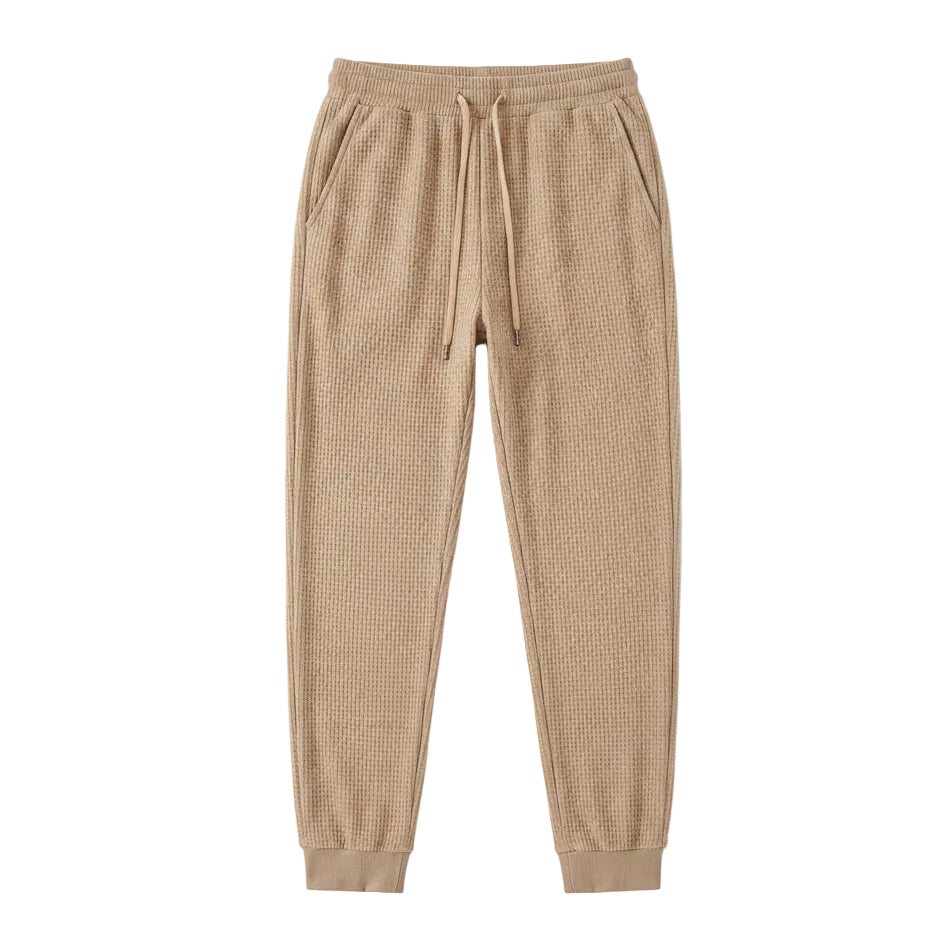 Waffle-Knit Relaxed Fit Jogger