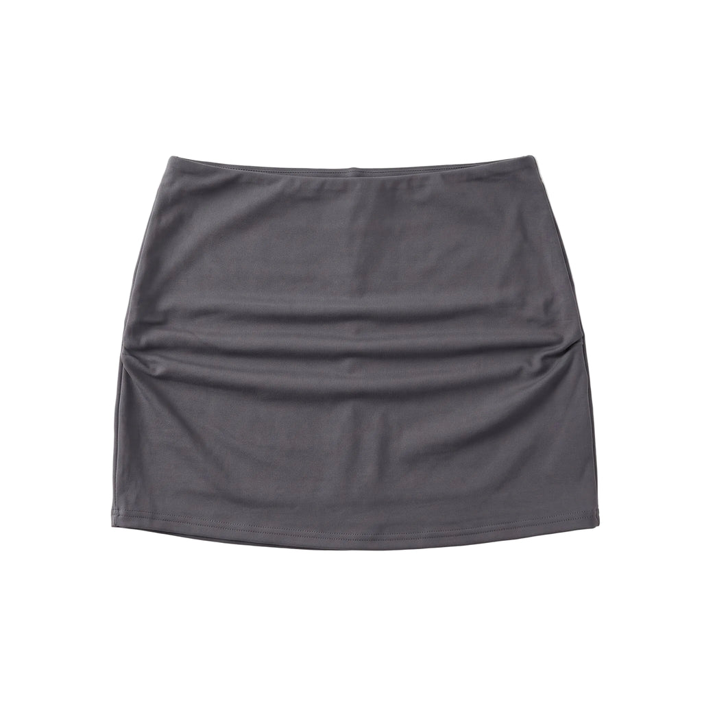 Grey Contour Bodycon Skort