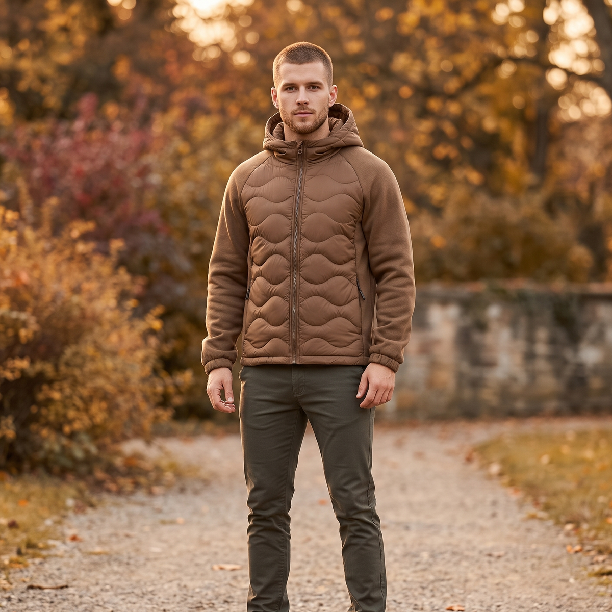 Wave Puffer Jacke