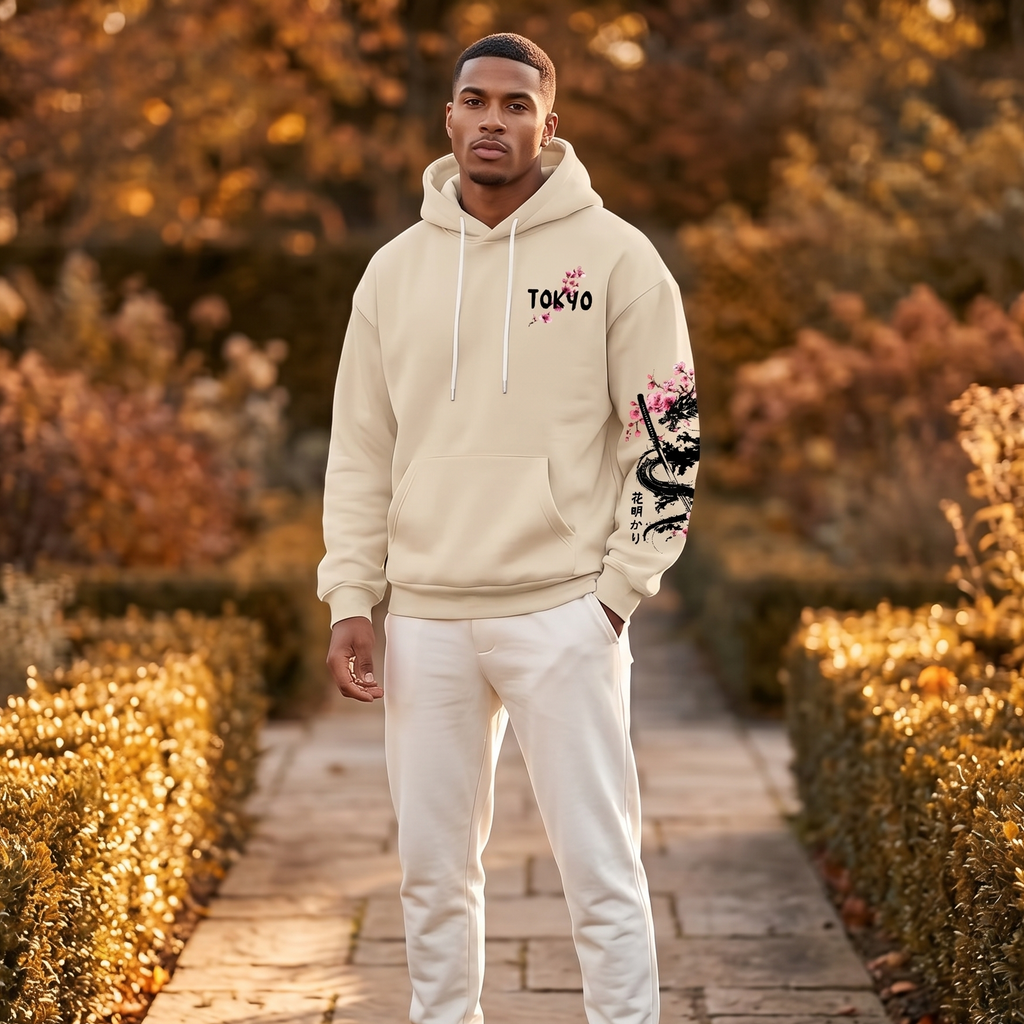Tokyo Sakura & Dragon Hoodie
