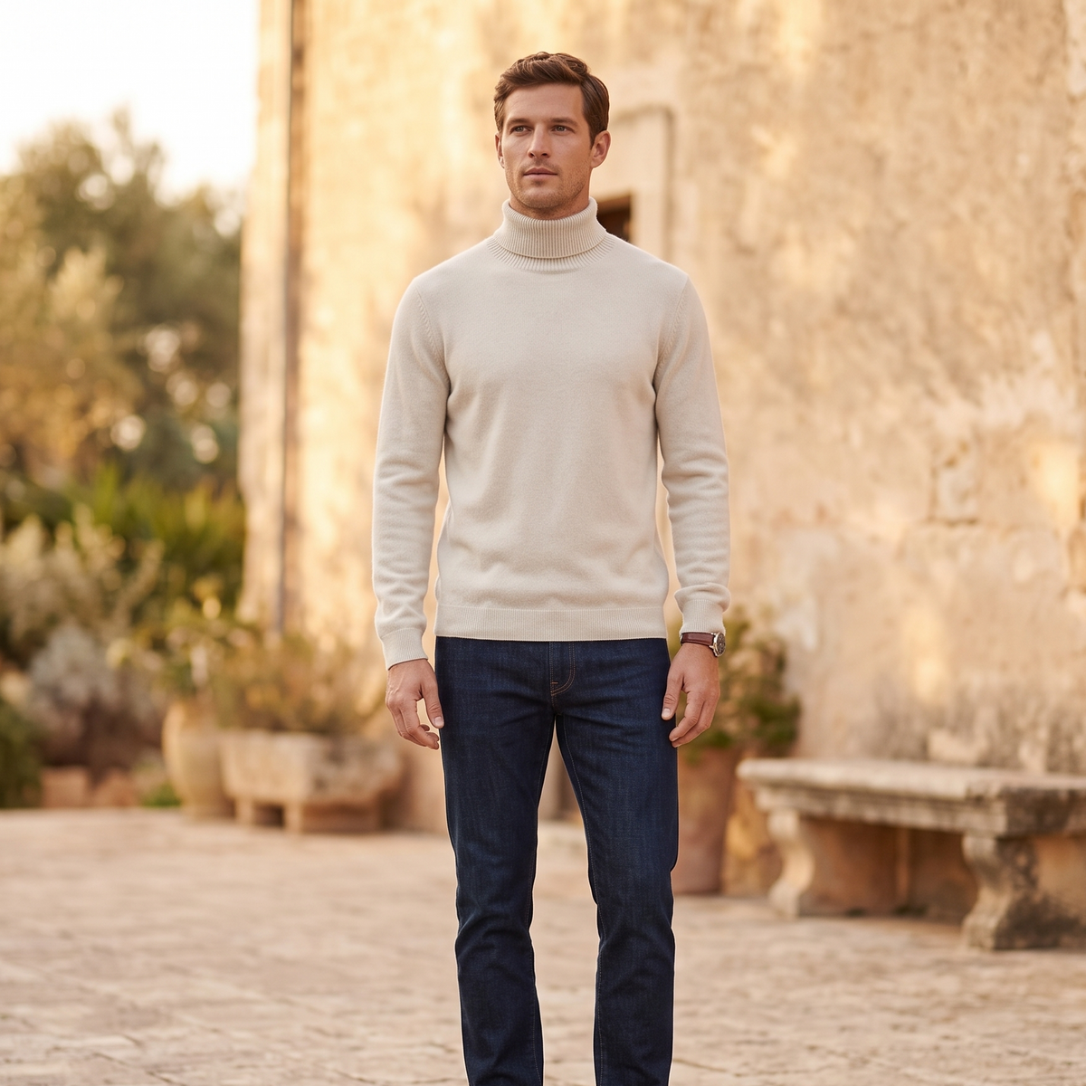 Classic Cashmere-Touch Pullover
