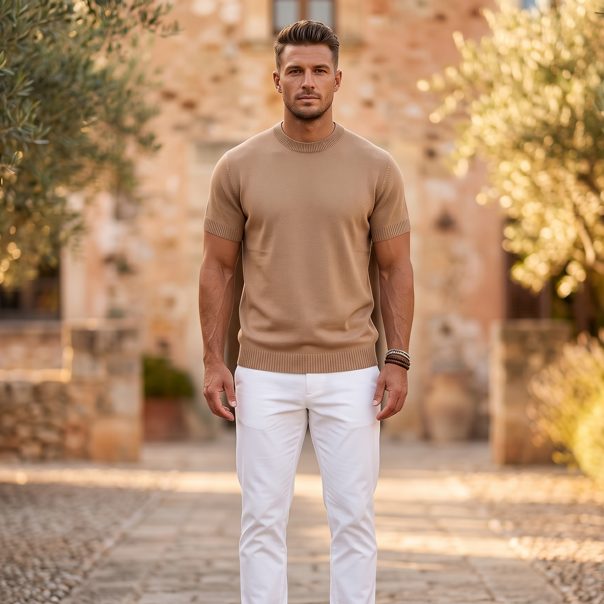 Eisside Fine Knit T-Shirt