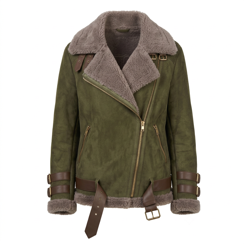 REBEL SHEARLING AVIATOR Jacke