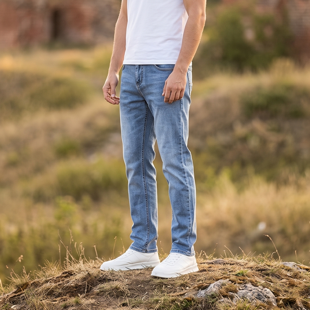 Modern Tapered Summer Denim Jeans