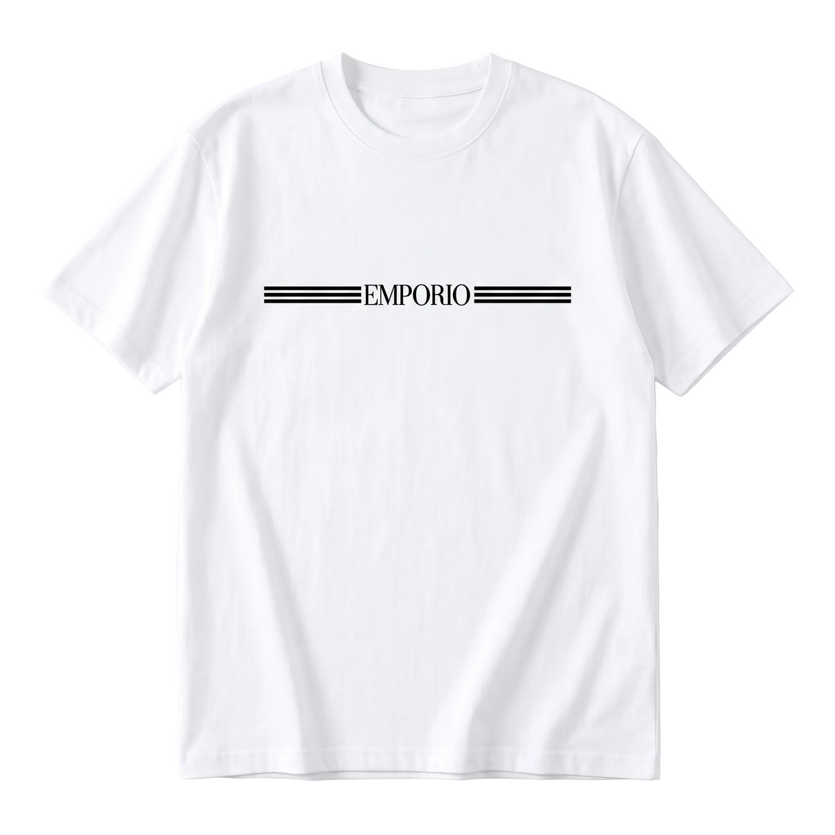 Emporio Stripe Graphic T-Shirt