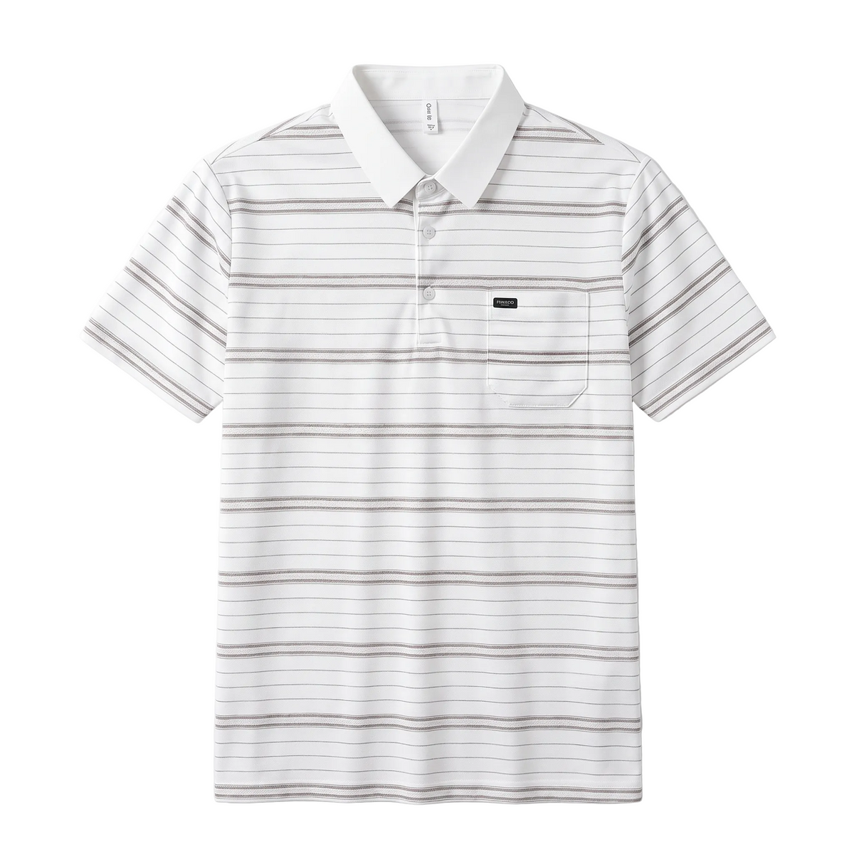 Casual Breeze Striped Polo Shirt