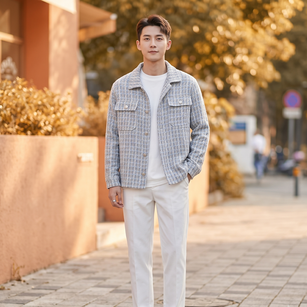 Chic Check Jacke