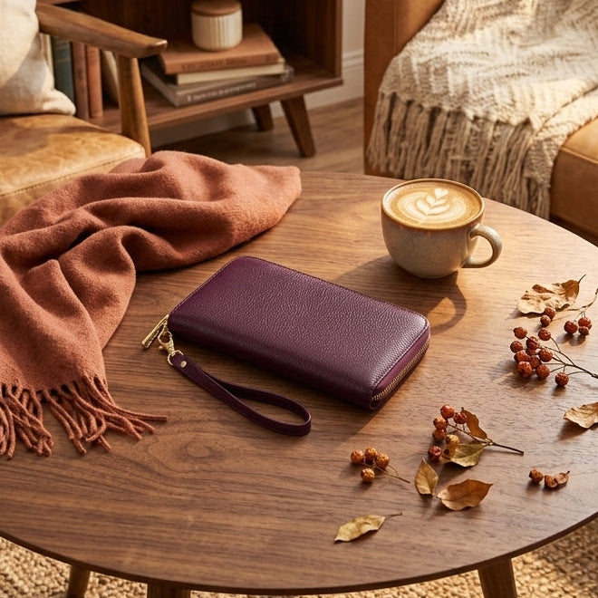 BLOOM STREET ZIP-CLUTCH WALLET