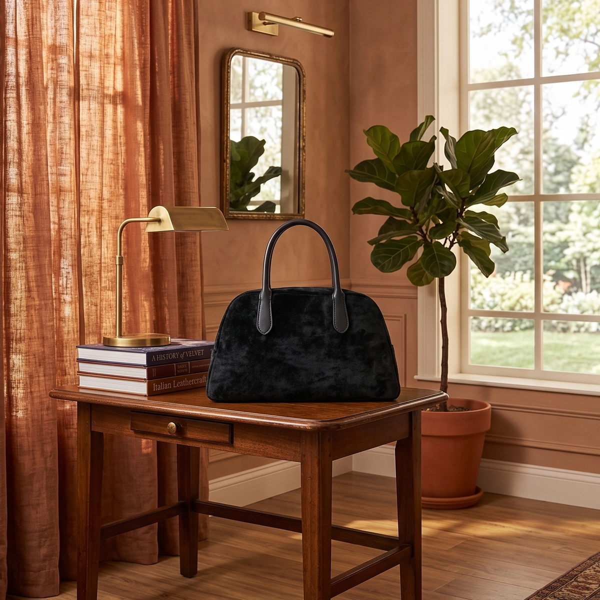 VELVET SLOUCH BAG