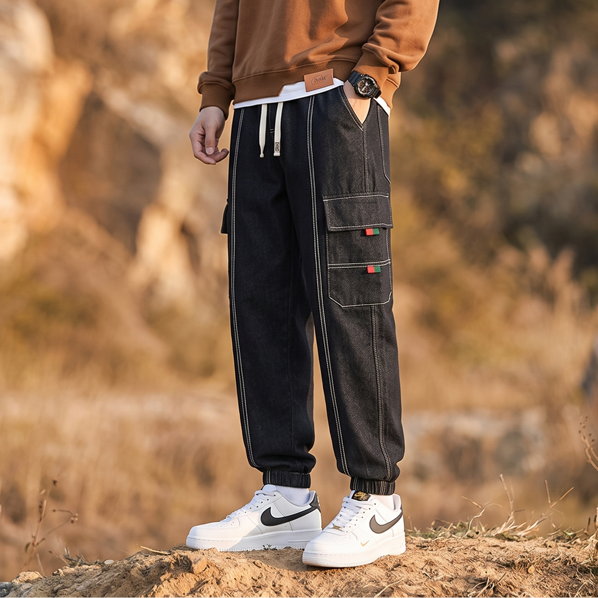 Casual Denim Jogger