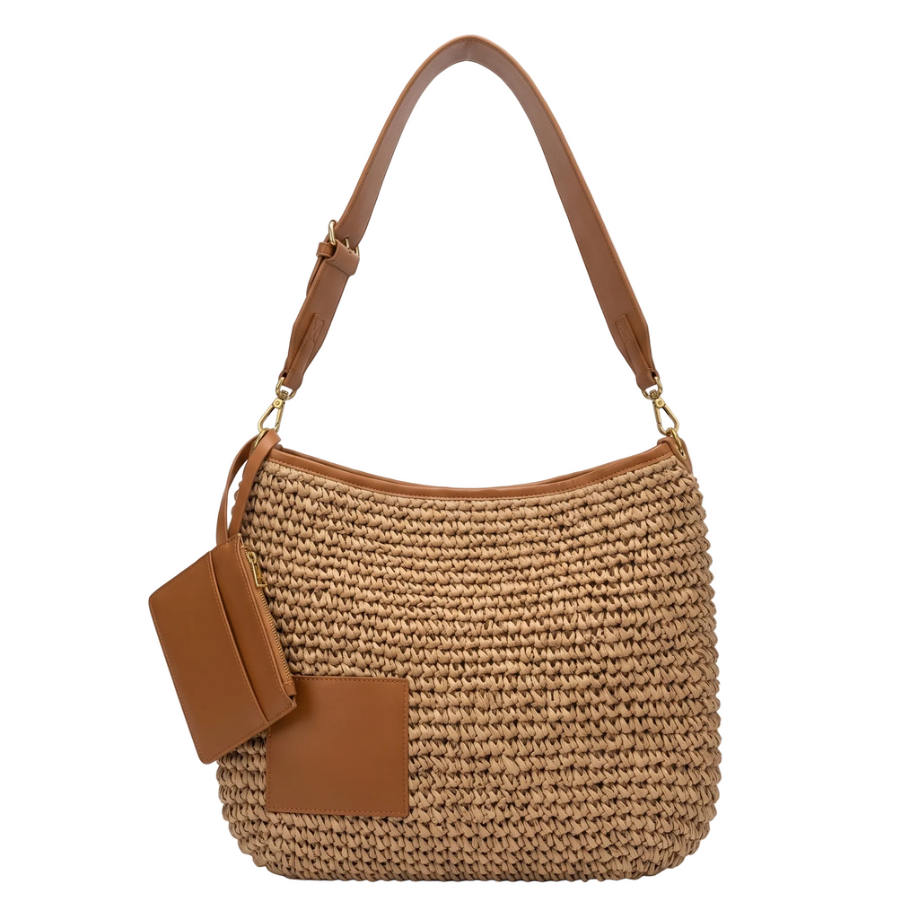 STRAW TOTE BAG