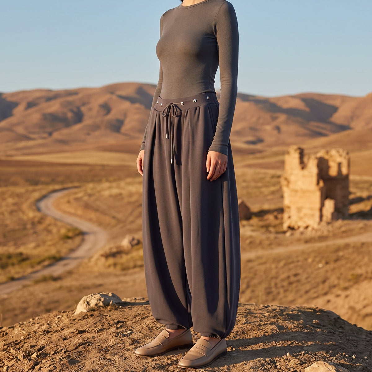 Kira Oversized Harem Dance Pants