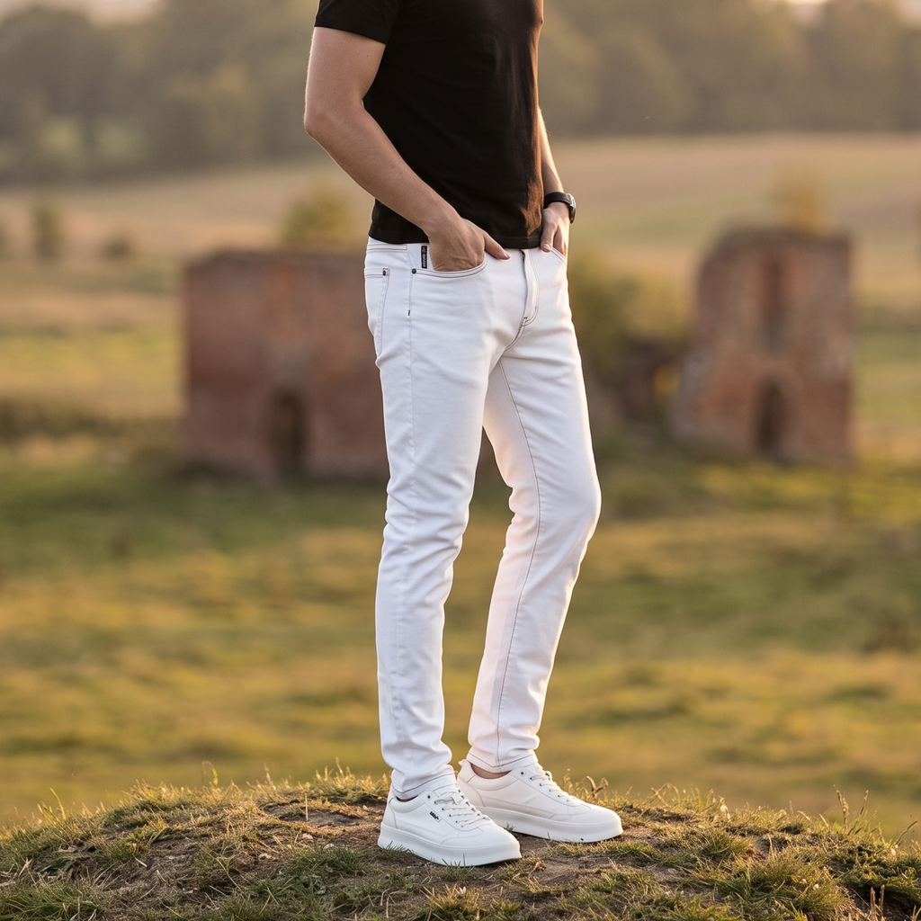 Korean Style Slim Denim Jeans