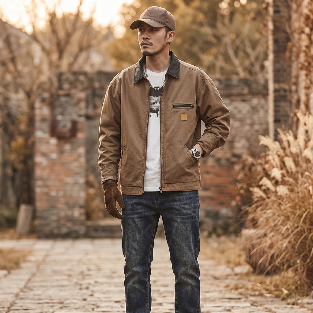 Rough Canvas Jacke