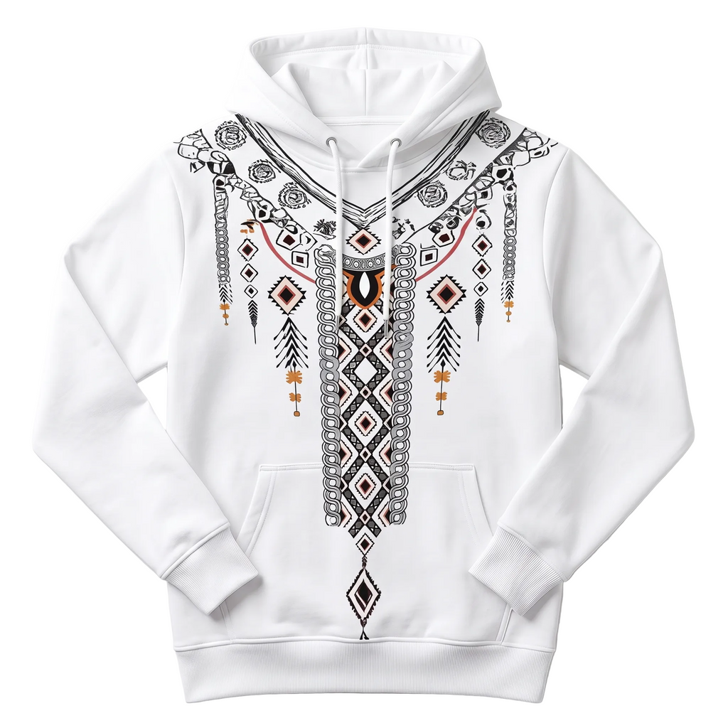 Tribal Print Hoodie