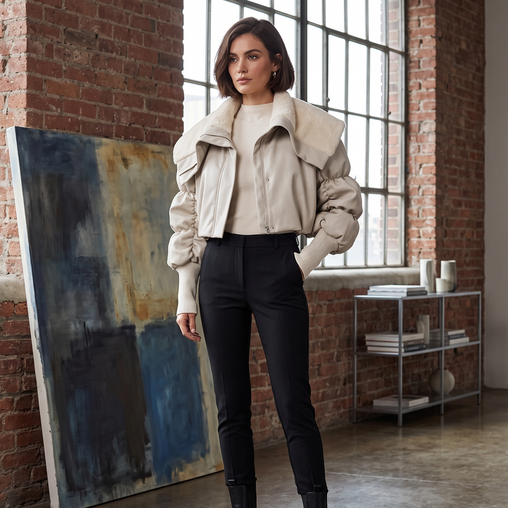 SCULPTED CROPPED Jacke
