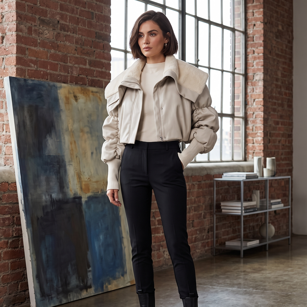 SCULPTED CROPPED Jacke