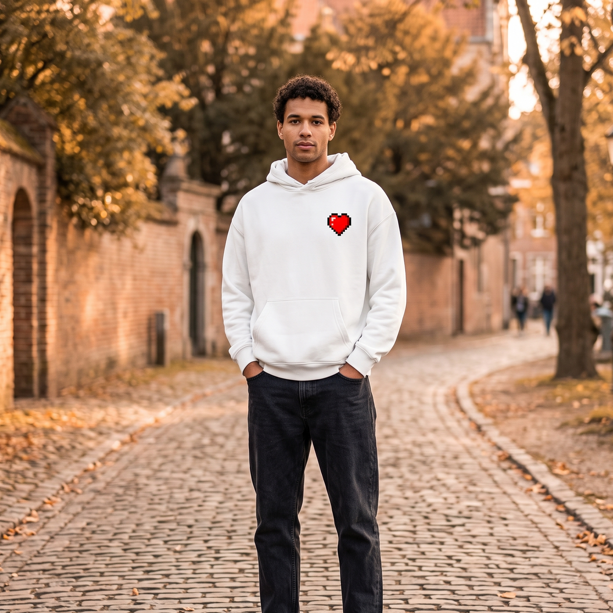 Pixel Heart Gaming Hoodie