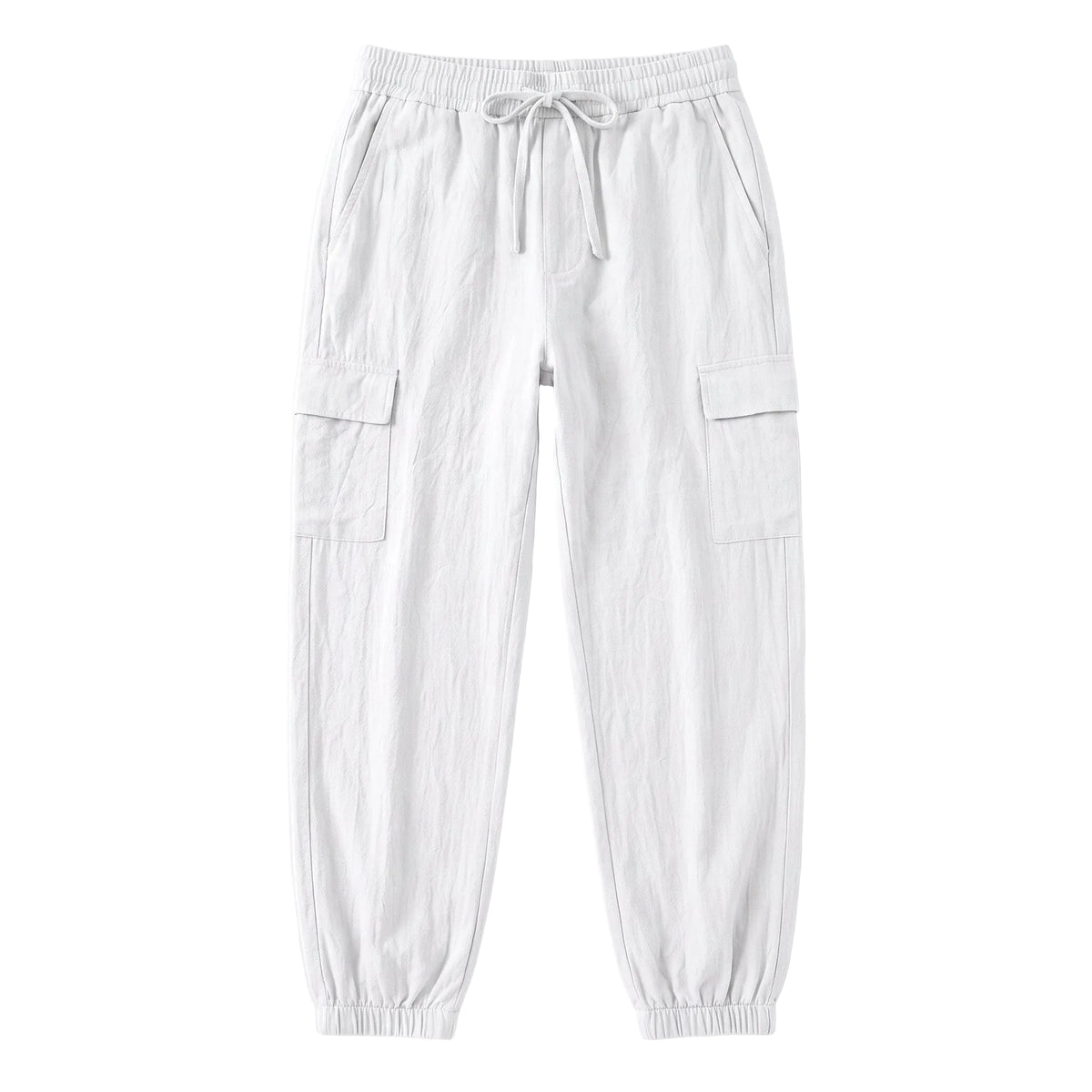 Straight-Leg Leinen-Jogger