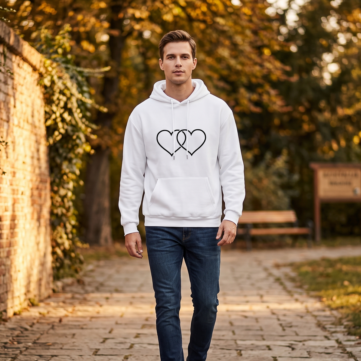 Twin Hearts Hoodie