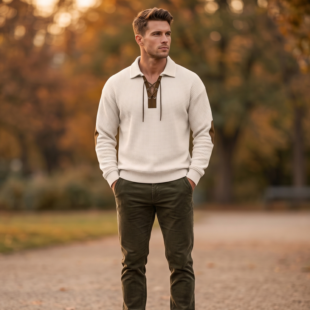 Retro Waffle Sweatshirt